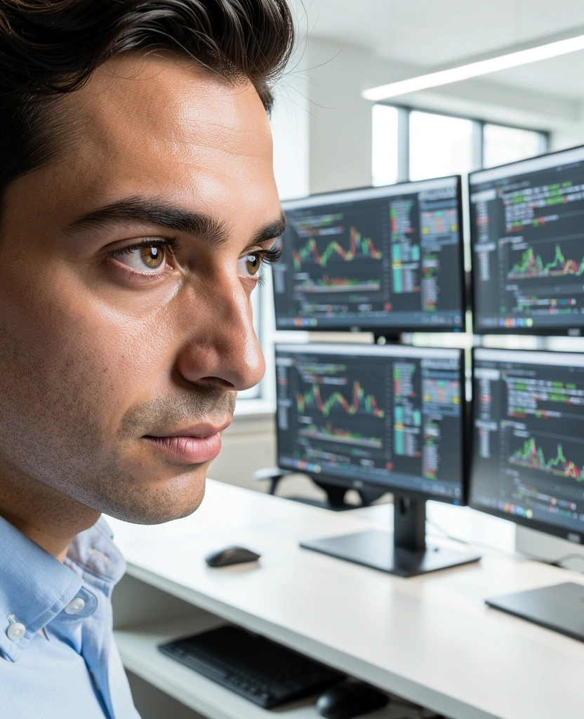 Verification expert reviewing data integrity